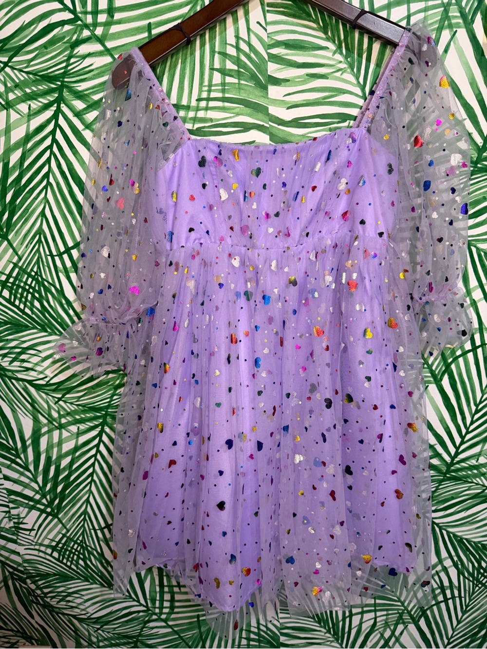 Lavender Sequin Tulle Kids Dress